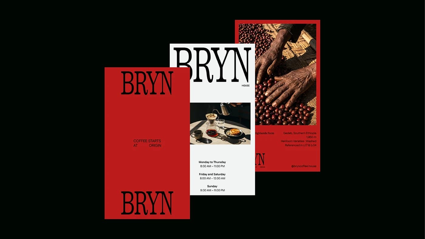 BRYN — Coffee House — Brand Collateral