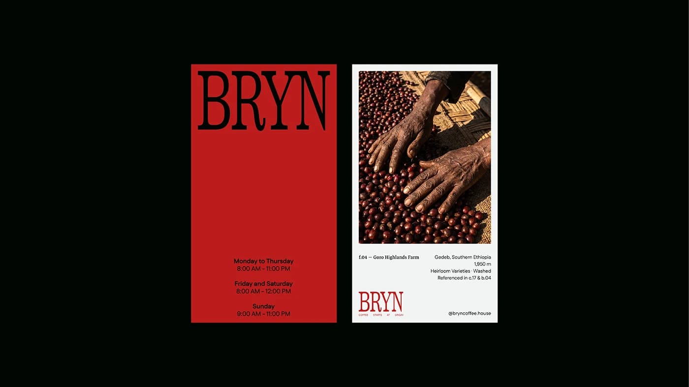 BRYN — Coffee House — Origin Poster