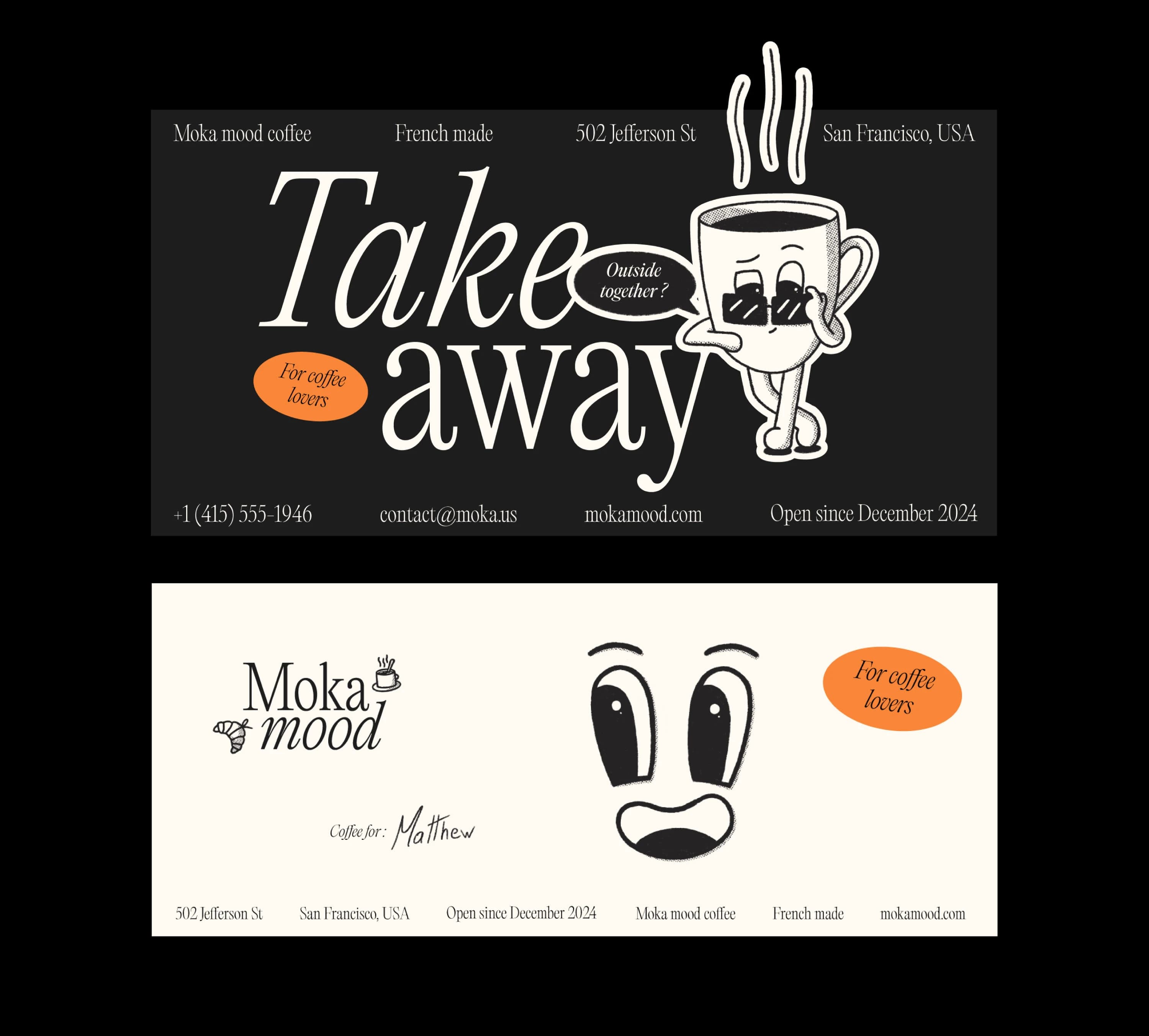 Moka Mood — French-Inspired SF Coffee — Takeaway Carrier