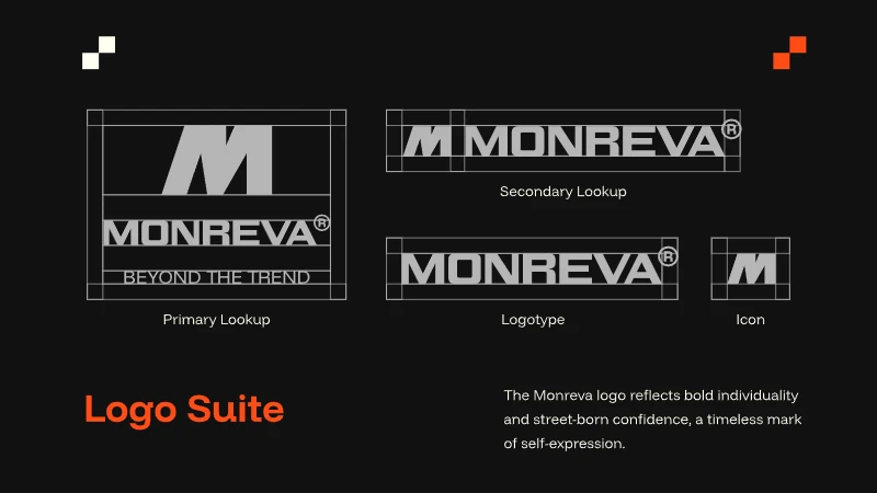 Monreva — Beyond the Trend — Logo Suite