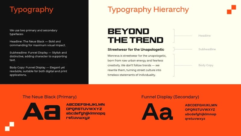 Monreva — Beyond the Trend — Typography