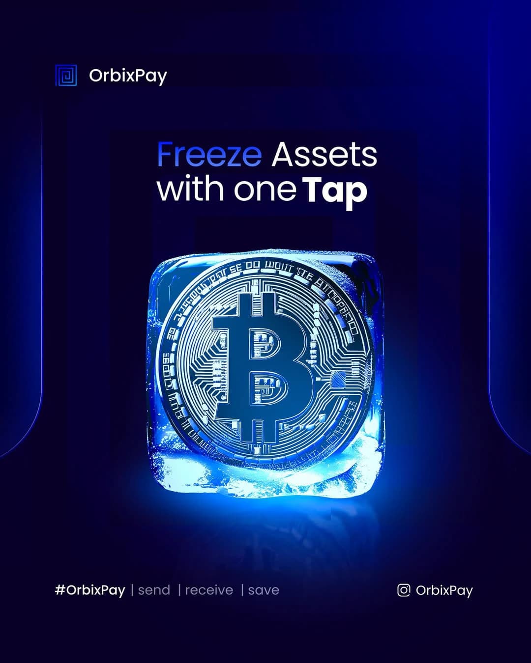 OrbixPay — Social for a Modern Banking App — Freeze Assets