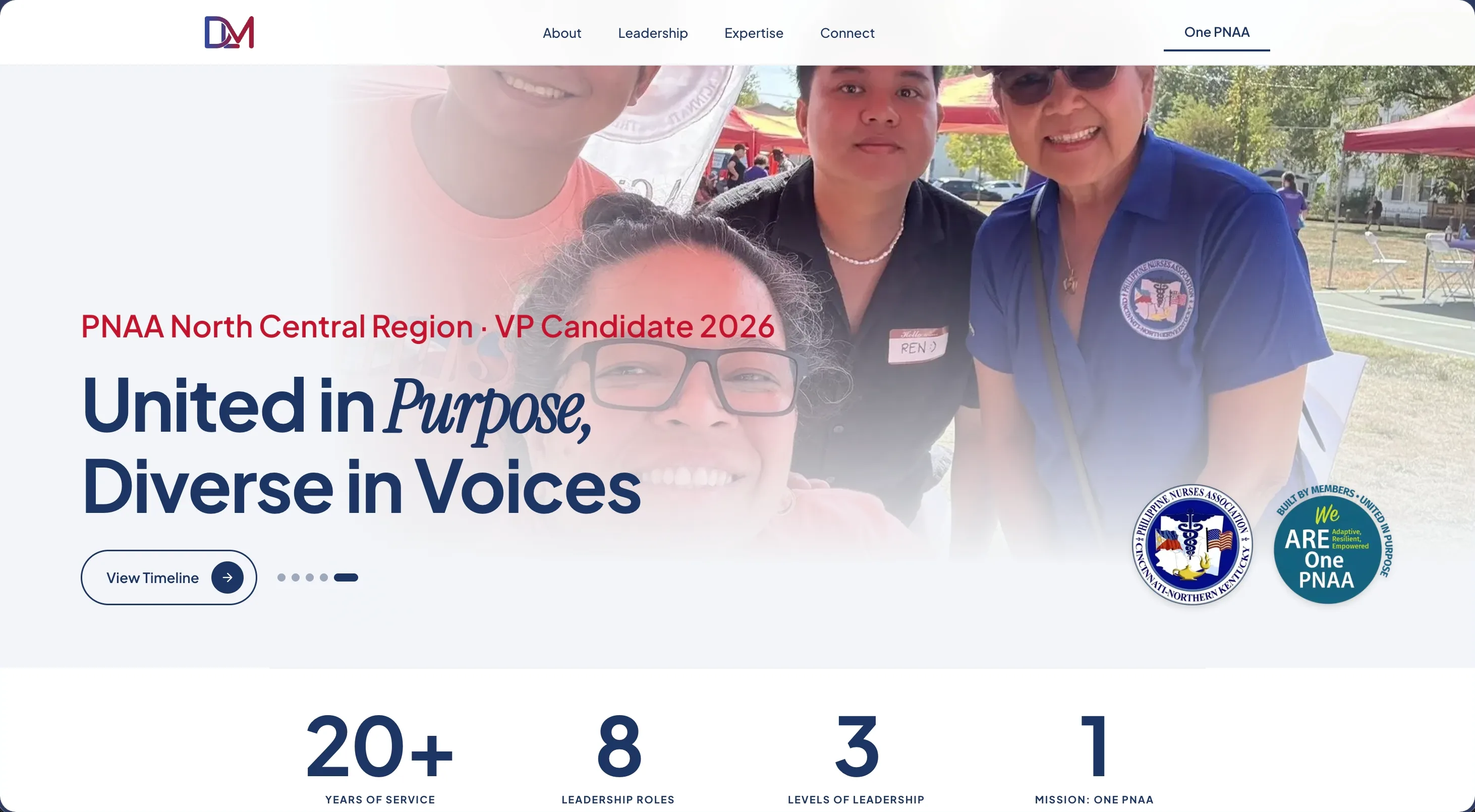 Debbie for NCR — Campaign Site — cover