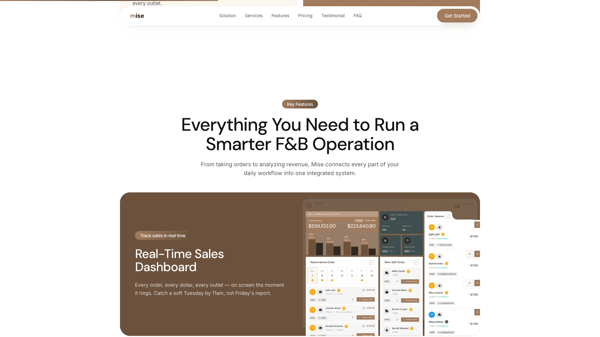 Mise — Modern POS for F&B — screenshot 3